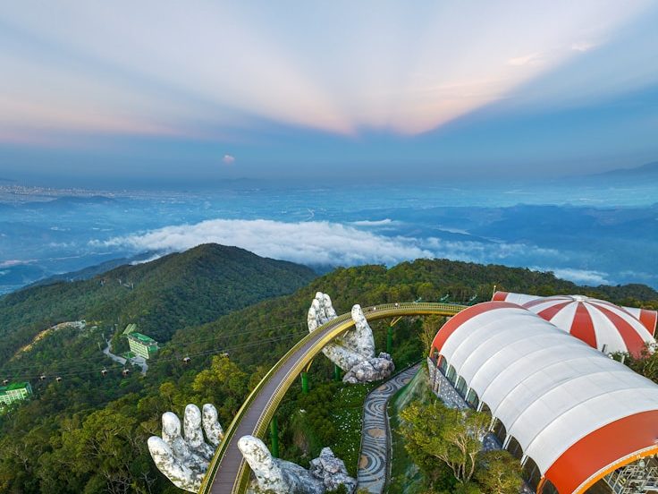 Золотой мост Руки бога в Дананге Экскурсии, цены и туры с гидом.