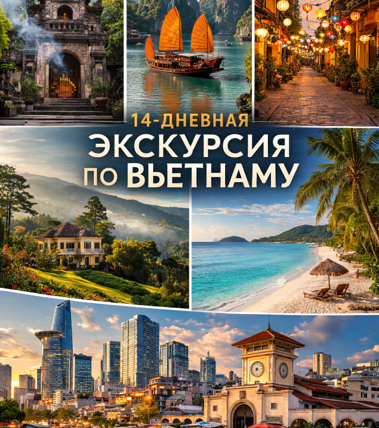 Весь Вьетнам за 14 дней из Нячанга