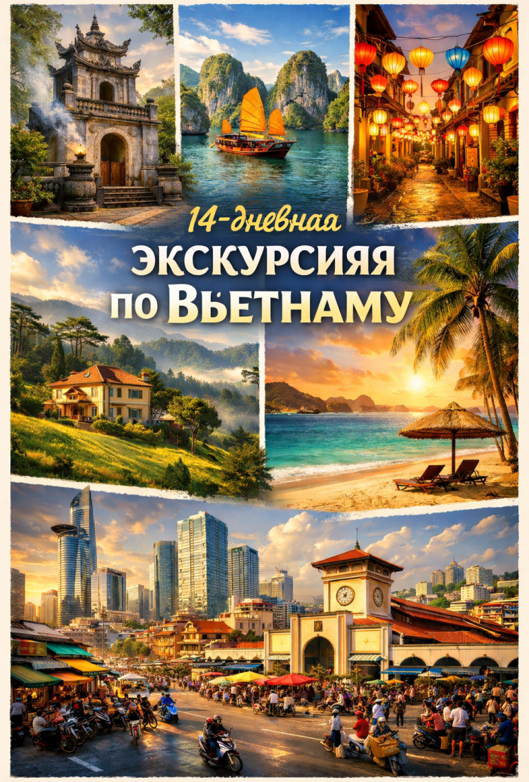 Большой тур по Вьетнаму 14 дней из Нячанга