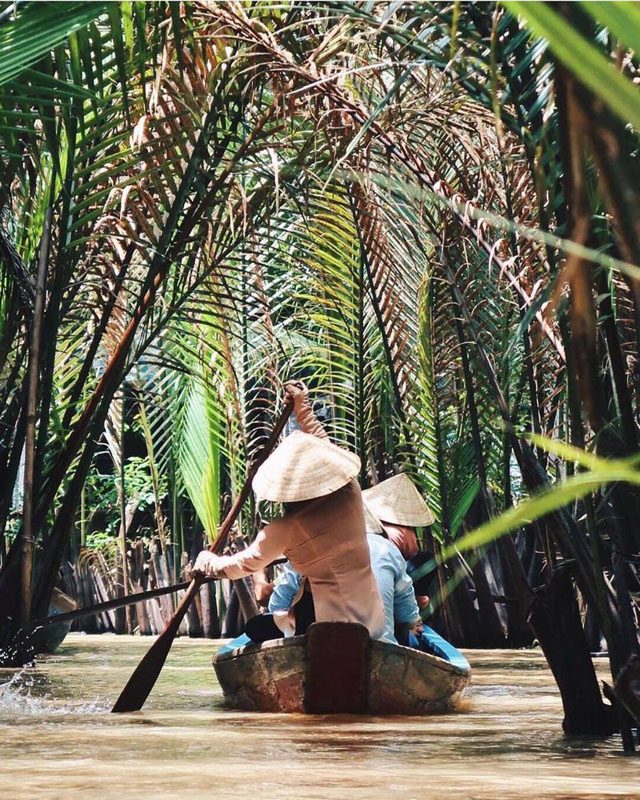 каналы дельты меконга вьетнам природа юг вьетнама